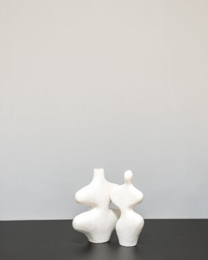 Schlichte Keramikvase